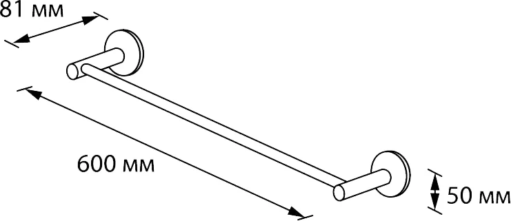 Полотенцедержатель Wess Force Wb21-02 от магазина ЛесКонПром.ру