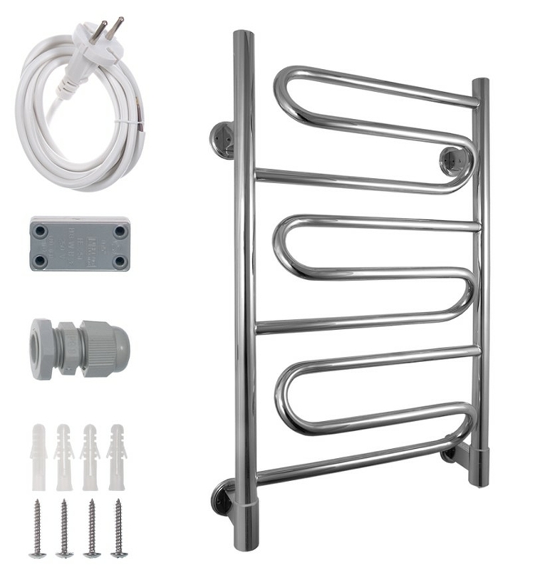 Электрический полотенцесушитель Energy Bravo 800x500 EETRBRAVO0805000000 Хром от магазина ЛесКонПром.ру