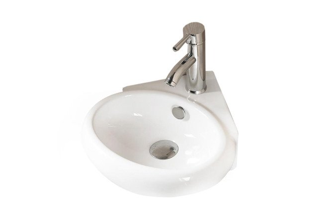 Раковина подвесная угловая MELANA MLN-E604 80536356 от магазина ЛесКонПром.ру