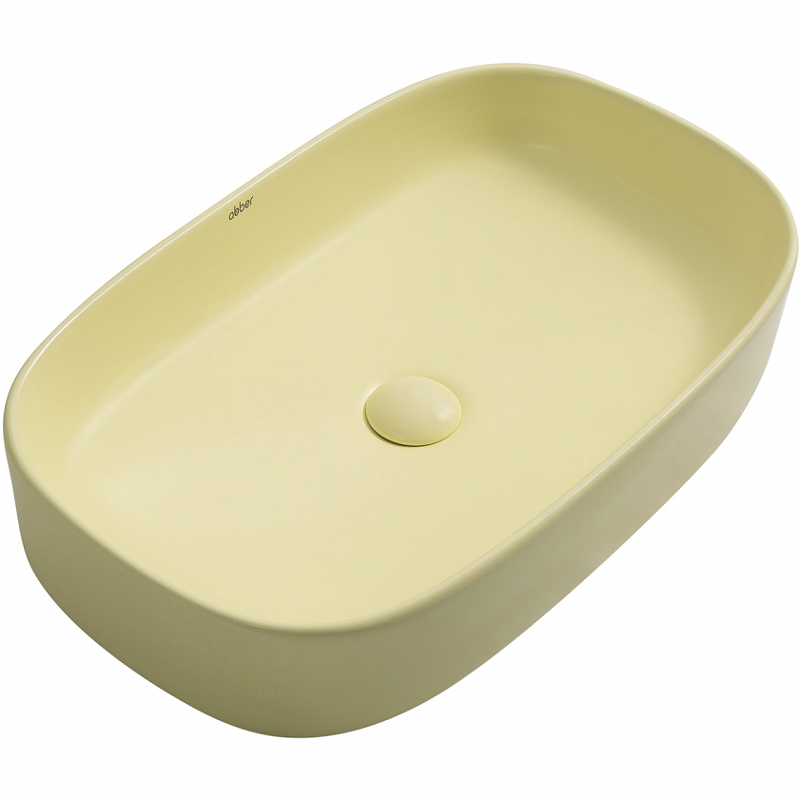 Раковина-чаша Abber Rechteck 61 AC2209MY Желтая матовая от магазина ЛесКонПром.ру