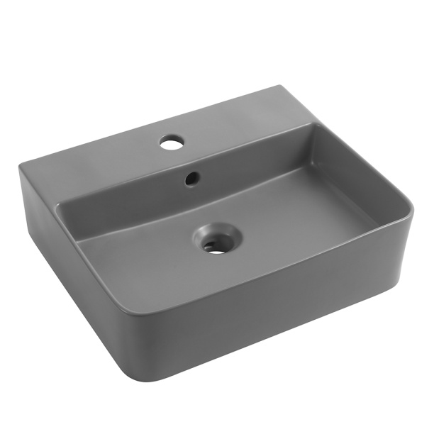 Раковина на столешницу FLUMEN DESIGN Agri 46 см серый от магазина ЛесКонПром.ру