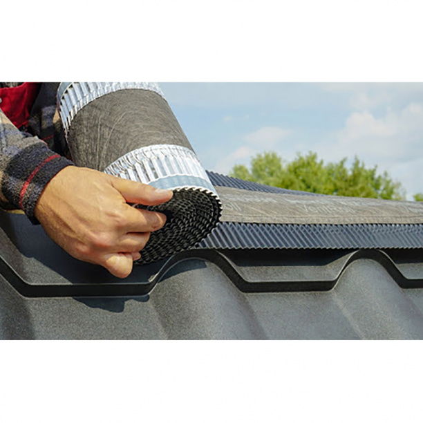 Лента коньковая ТЕХНОНИКОЛЬ VentLine-M 230 5 м от магазина ЛесКонПром.ру