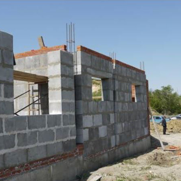 Блок керамзитобетонный 320x185x395 мм от магазина ЛесКонПром.ру