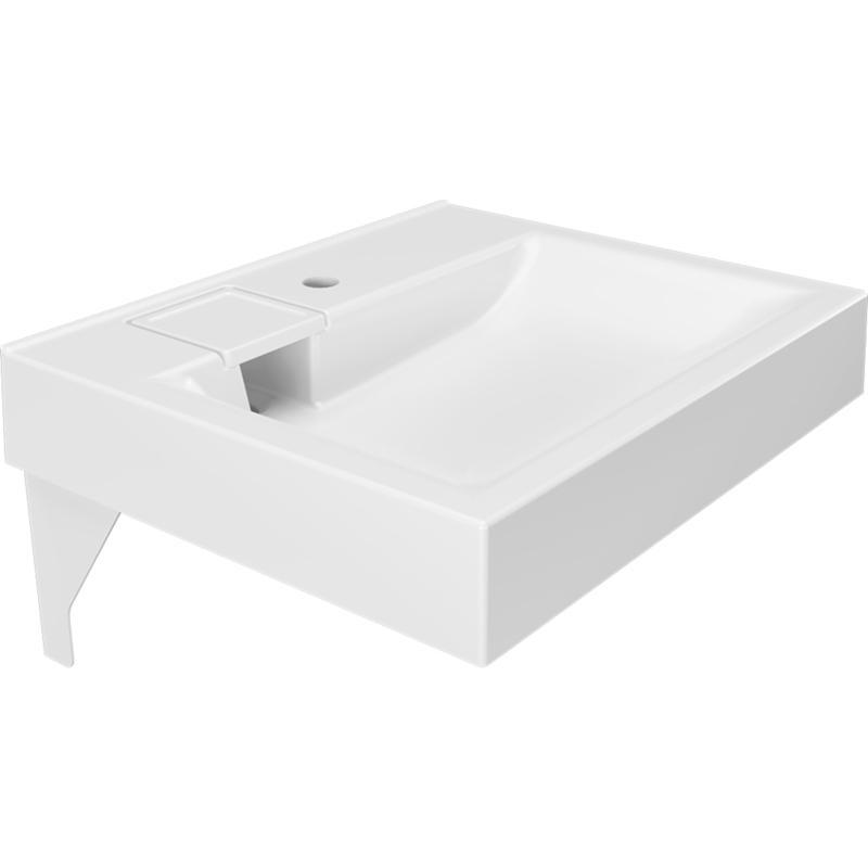 Раковина Paola Siena 60x50 на стиральную машину Белая глянцевая от магазина ЛесКонПром.ру