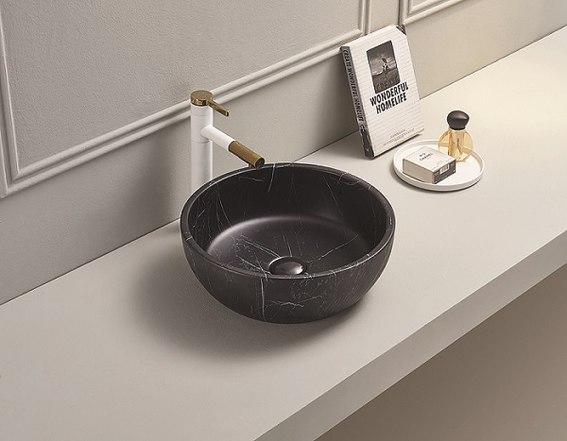 Раковина-чаша CeramaLux 41 C1111 Черная от магазина ЛесКонПром.ру