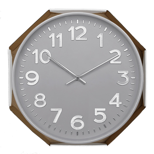 Часы настенные Модель №04 серебро 29 см от магазина ЛесКонПром.ру