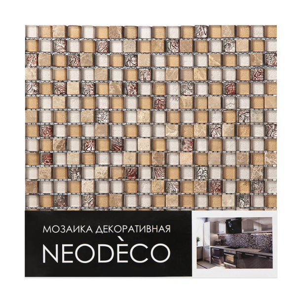 Мозаика NEODECO MY3001 комбинированная 30х30х0,8 см от магазина ЛесКонПром.ру