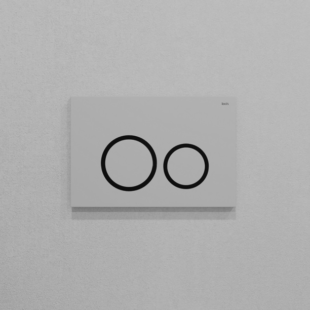 Кнопка для инсталляции IDDIS Unifix белый черная рамка от магазина ЛесКонПром.ру