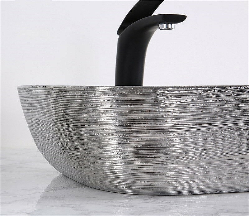 Раковина-чаша CeramaLux 46 D1333H131 Серебро Белая от магазина ЛесКонПром.ру