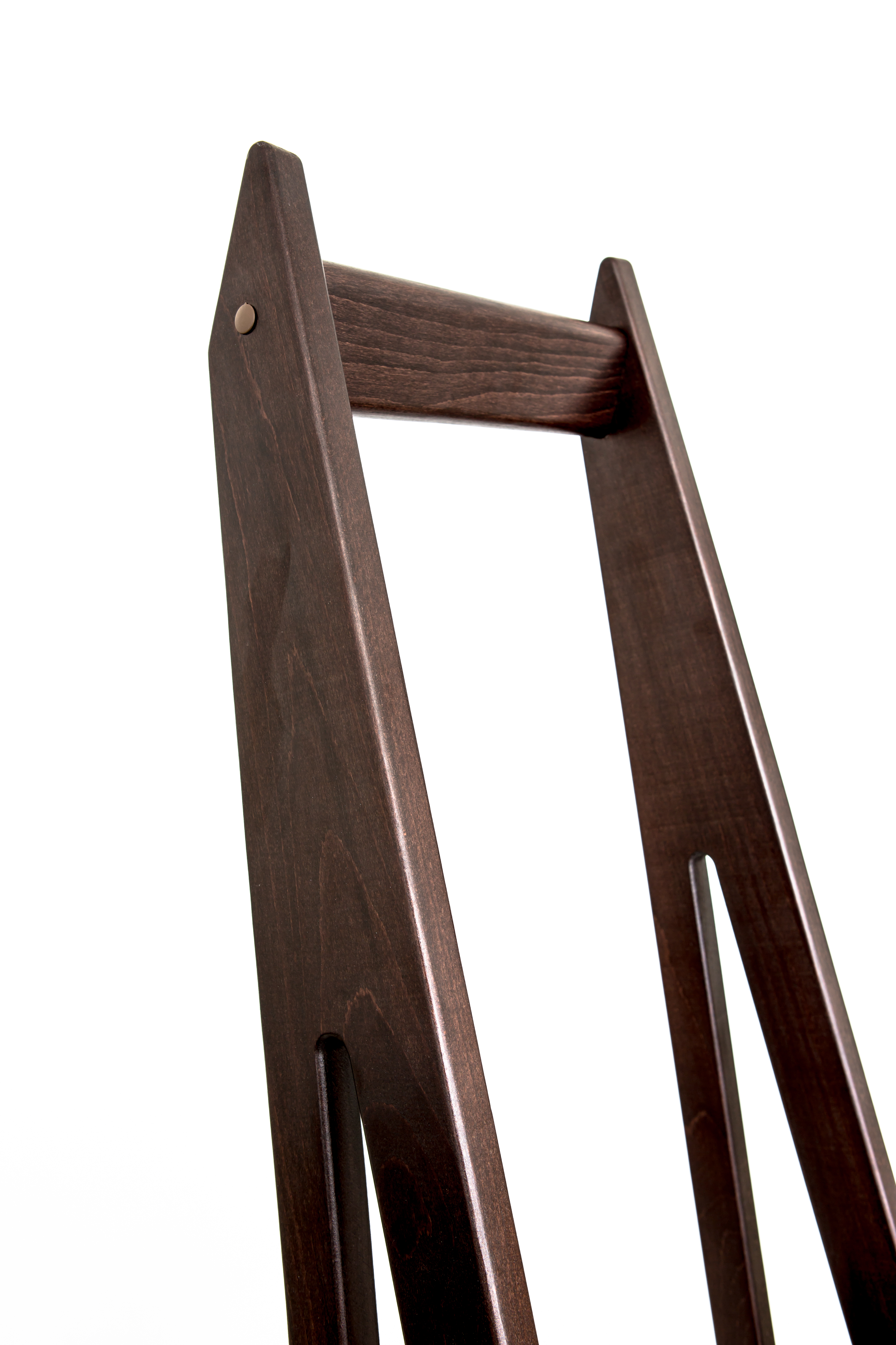 Стремянка деревянная Hoz-Block Стиль 4 ступени Венге (арт. СДС-4В) от магазина ЛесКонПром.ру