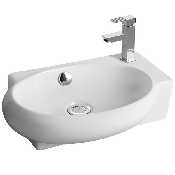 Раковина CeramaLux 43 9100L Белая от магазина ЛесКонПром.ру