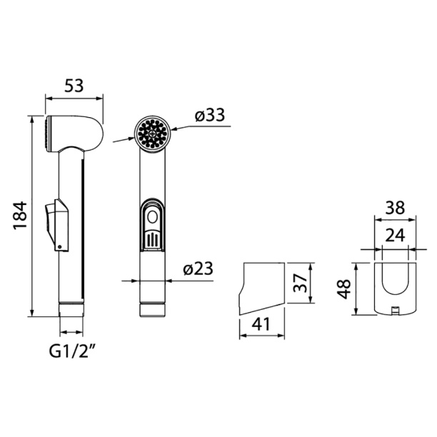 Гигиеническая лейка IDDIS от магазина ЛесКонПром.ру