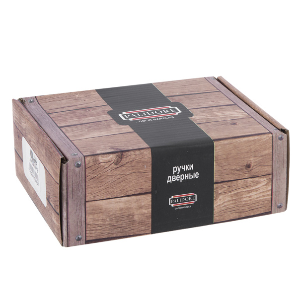 Дверные ручки A-409WPB белый/золото от магазина ЛесКонПром.ру