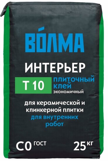 Клей плиточный Волма Интерьер 25 кг от магазина ЛесКонПром.ру