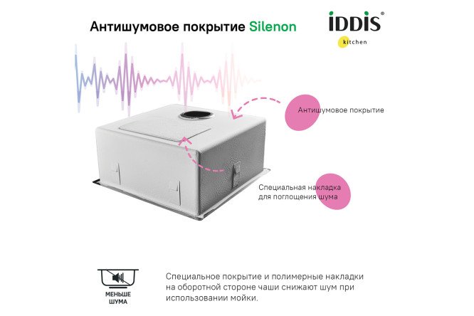 Мойка врезная IDDIS Edifice 80550612 от магазина ЛесКонПром.ру