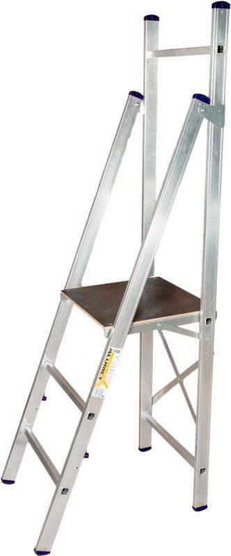 Стремянка-помост алюминиевая профессиональная Алюмет 3 ступени (арт. АРЕ 1403) от магазина ЛесКонПром.ру
