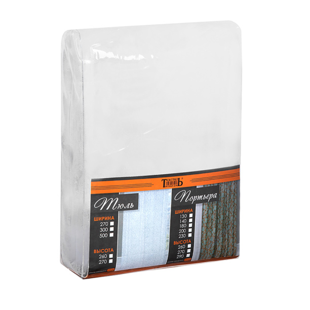 Штора-тюль вуаль 150х270 см голубая от магазина ЛесКонПром.ру