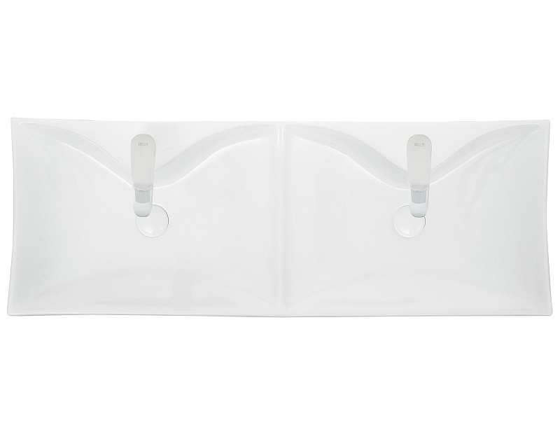 Раковина WeltWasser Elbach 2216 112 10000004587 двойная Белый глянец от магазина ЛесКонПром.ру