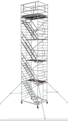 ВЫШКА МОДУЛЬНАЯ АЛЮМИНИЕВАЯ megal -BMA1400/10 С ЛЕСТНИЦЕЙ от магазина ЛесКонПром.ру