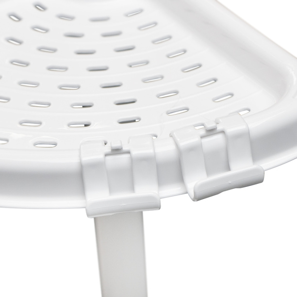 Полка Primanova угловая белая от магазина ЛесКонПром.ру