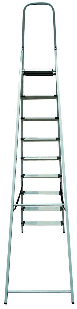 Стремянка стальная с широкой ступенью Новая Высота 9 ступеней (арт. 1137109) от магазина ЛесКонПром.ру