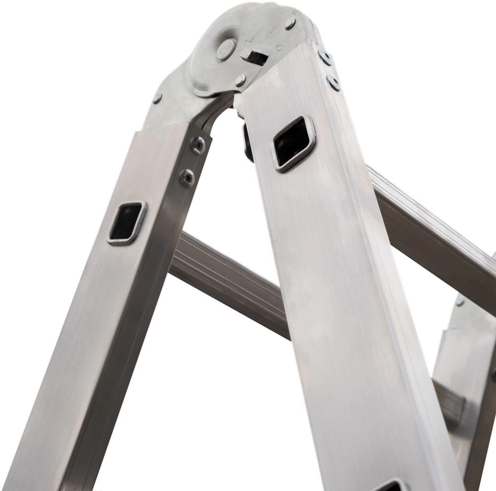 Алюминиевая четырехсекционная лестница-трансформер 400 мм NV2322 НОВАЯ ВЫСОТА 4Х5 арт.2322405 от магазина ЛесКонПром.ру