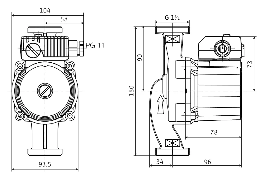 Циркуляционный насос Wilo STAR-RS 25/2 от магазина ЛесКонПром.ру