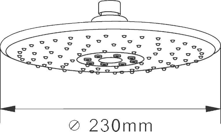 Верхний душ Orange S05TS от магазина ЛесКонПром.ру