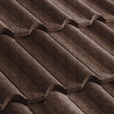 Композитная черепица Metrotile Gallo кофе от магазина ЛесКонПром.ру