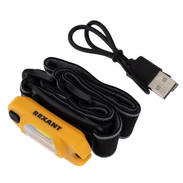 Фонарь налобный REXANT 3 Вт аккумуляторный от магазина ЛесКонПром.ру