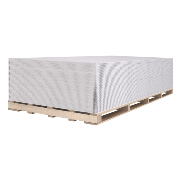 Гипсоволокнистый лист влагостойкий КНАУФ-Суперлист 2500х1200х10 мм от магазина ЛесКонПром.ру