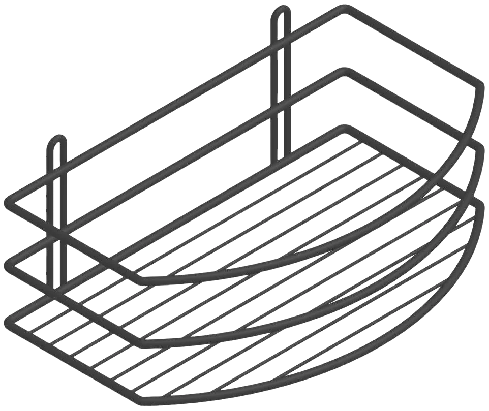 Полка DIWO Смоленск П16073 черный муар от магазина ЛесКонПром.ру