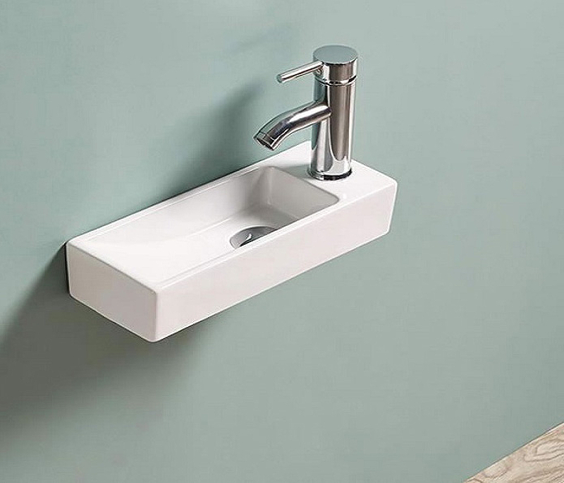 Раковина CeramaLux 38 9048FL Белая от магазина ЛесКонПром.ру