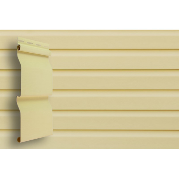 Сайдинг виниловый ванильный 3000x201 мм от магазина ЛесКонПром.ру