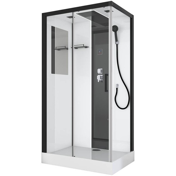 Душевая кабина Black&White Galaxy 8800110 без гидромассажа от магазина ЛесКонПром.ру