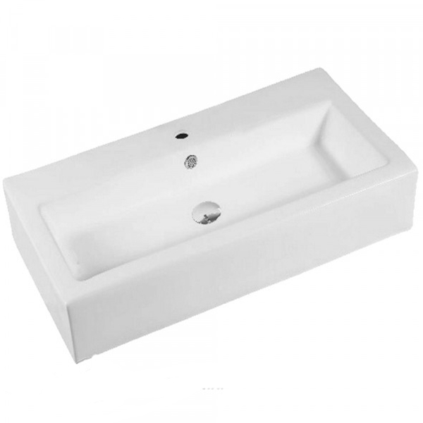 Раковина CeramaLux 80 9255 (7029D) Белая от магазина ЛесКонПром.ру