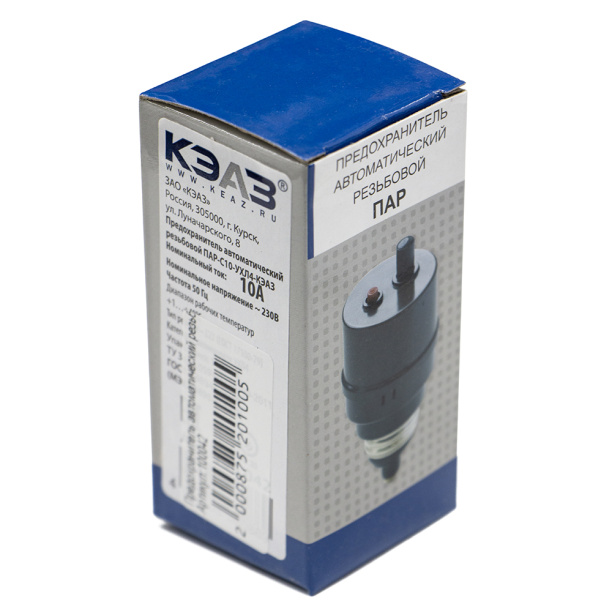 Предохранитель автоматический Пробка 10 А Е27 от магазина ЛесКонПром.ру