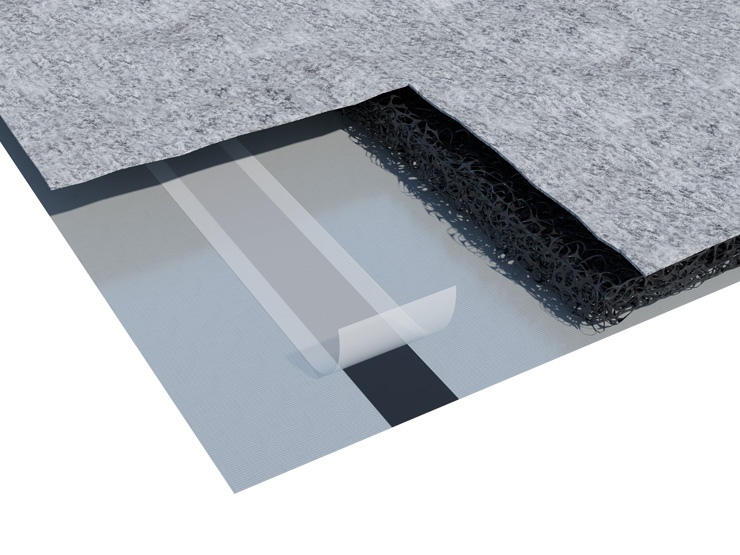 Геокомпозит TEGOLA QDrain ZW8 WP Football от магазина ЛесКонПром.ру