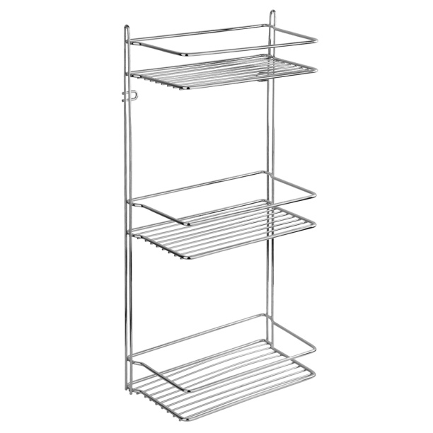 Полка сетчатая Fora Atemia 3-ярусная прямая от магазина ЛесКонПром.ру