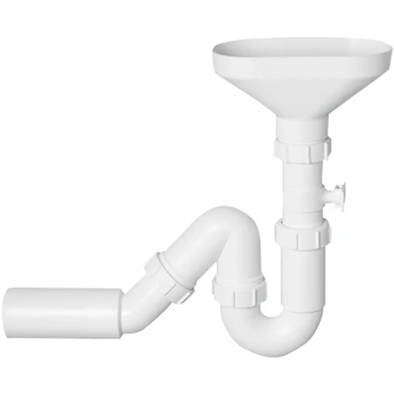 Сифон для кухонной мойки McAlpine HC8-FUN Белый от магазина ЛесКонПром.ру