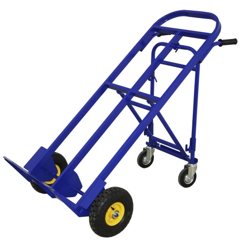 Тележка трансформер ТГУ 200. 1416х607х503 RUSKLAD без колес+Полка откидная к ТГУ 200. RAL 3020 от магазина ЛесКонПром.ру