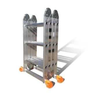 Лестница трансформер алюминиевая 4Х3 ПРОСТОР Эйфель от магазина ЛесКонПром.ру