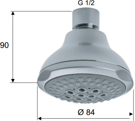 Верхний душ Remer 355FOX от магазина ЛесКонПром.ру