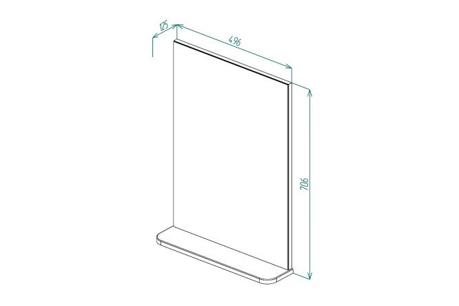 Зеркало универсальное Sanstar Sanstar 80363789 от магазина ЛесКонПром.ру