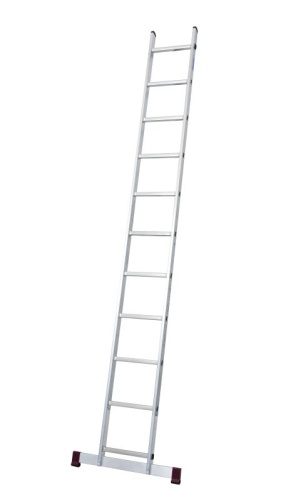 Лестница алюминиевая односекционная  KRAUSE CORDA  1х11 с траверсой арт.030184 от магазина ЛесКонПром.ру