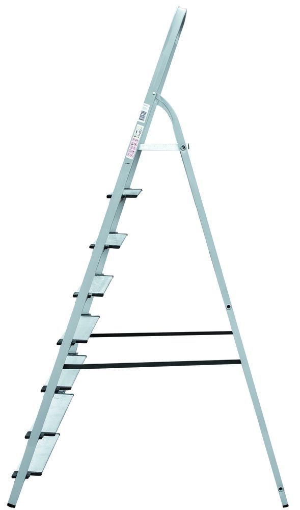 Стремянка стальная с широкой ступенью Новая Высота 8 ступеней (арт. 1137108) от магазина ЛесКонПром.ру