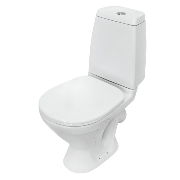 Унитаз-компакт SANITA Кама с сиденьем от магазина ЛесКонПром.ру