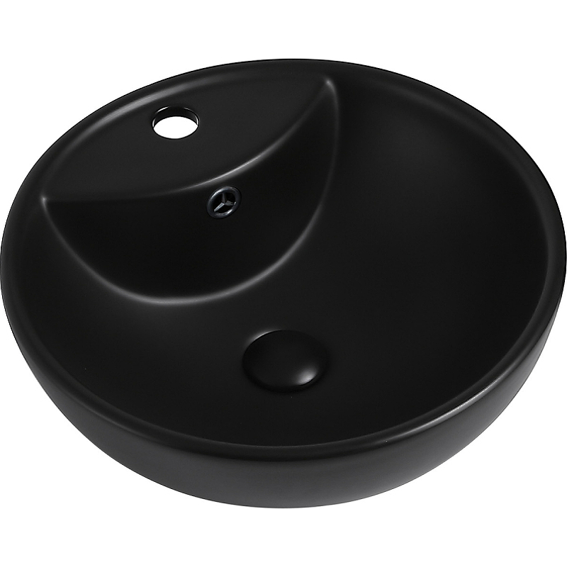 Раковина Abber Bequem 46 AC2101MB Черная матовая от магазина ЛесКонПром.ру