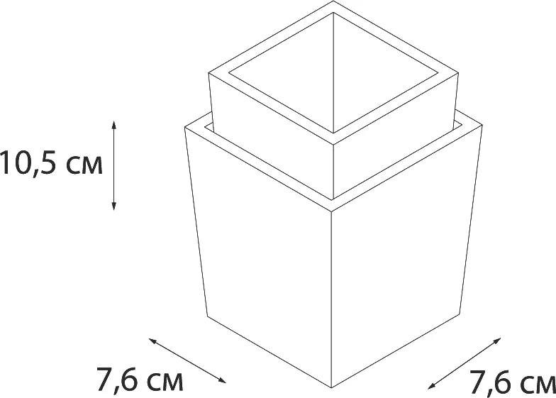 Стакан Fixsen Wood FX-110-3 от магазина ЛесКонПром.ру
