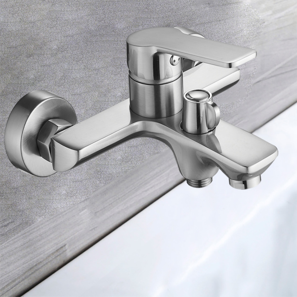 Смеситель для ванны Esko Singapore сатин от магазина ЛесКонПром.ру